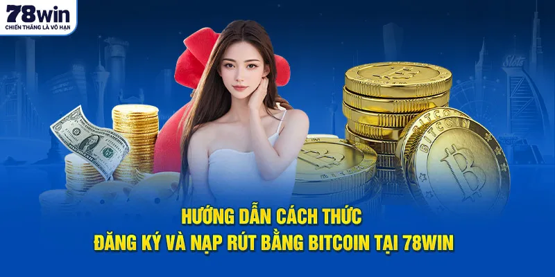 Hướng dẫn cách thức đăng ký và nạp rút bằng bitcoin tại 78Win