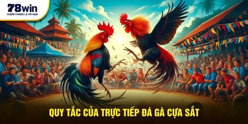 Quy tắc của trực tiếp đá gà cựa sắt